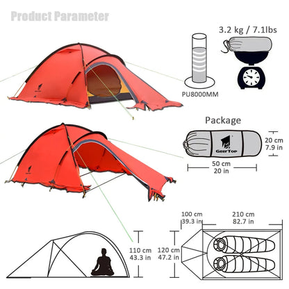 Ultralight Waterproof Alpine Tent