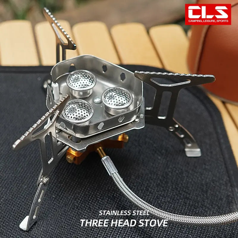 Three Head Camping Stove